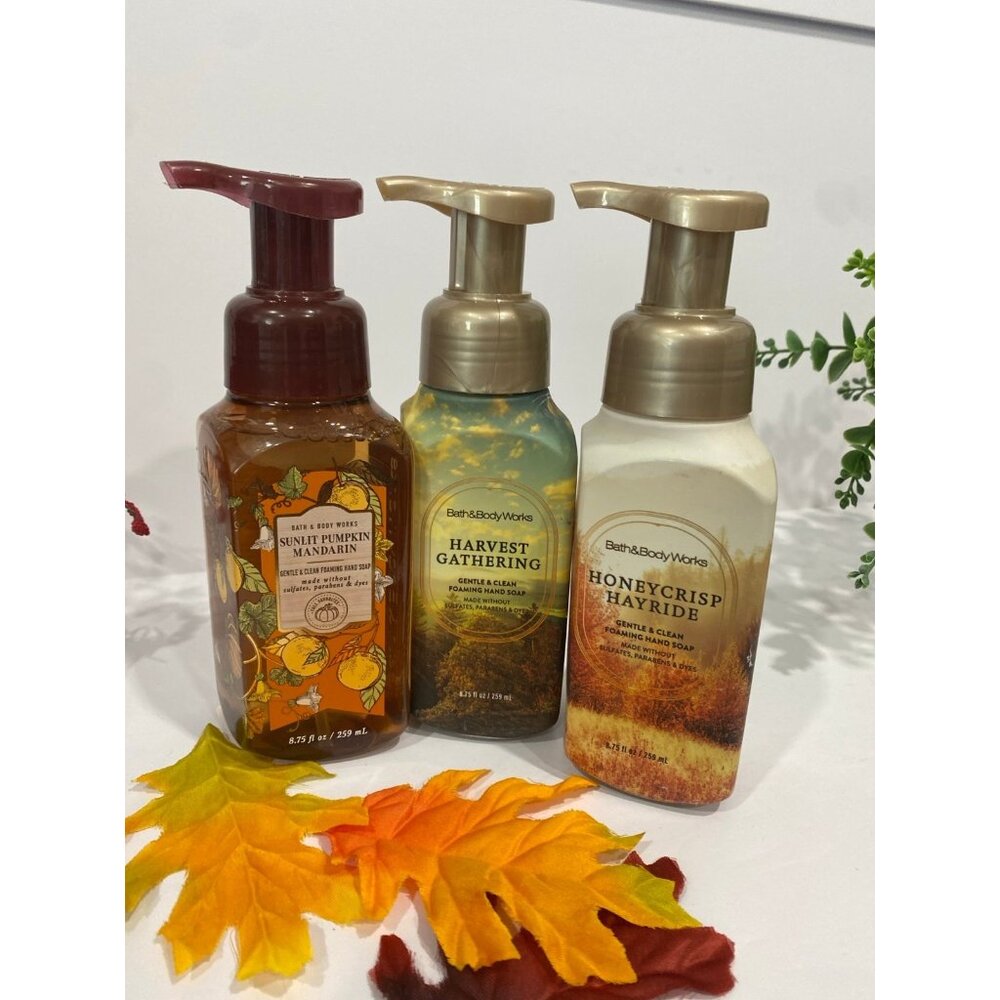 Bath & Body Works Gentle Foaming Hand Soaps X 3